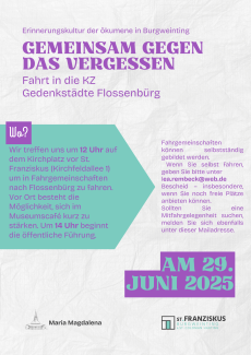 Fahrt nach Flossenbürg am 29. Juni 2025